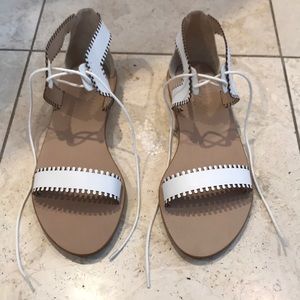 Loeffler Randall White Sandals